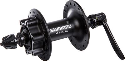 Превью  Втулка передняя SHIMANO M475 32H QR, 9 mm Disс 6 bolts